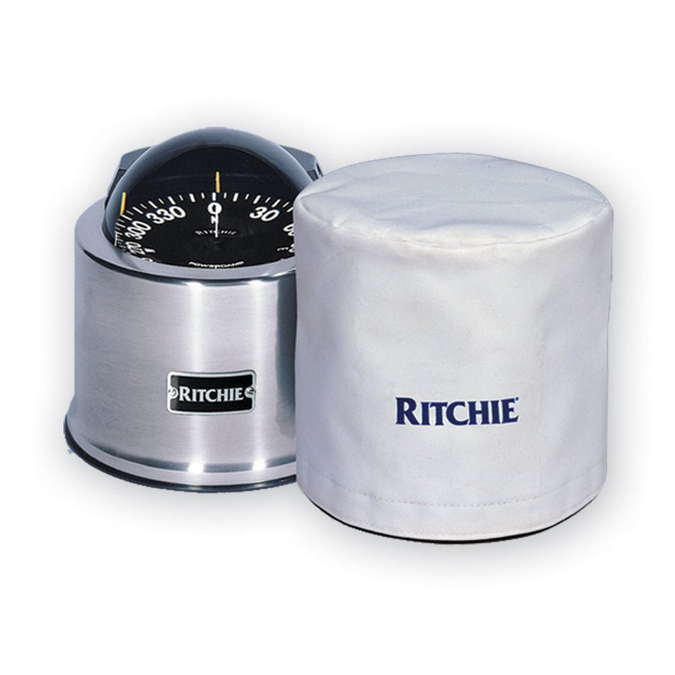 Ritchie GM - 5 - C 5" GlobeMaster Binnacle Mount Compass Cover - White - Get Tight Gear