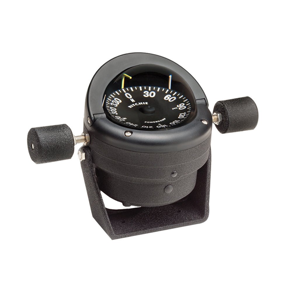 Ritchie HB - 845 Helmsman Steel Boat Compass - Bracket Mount - Black - Get Tight Gear