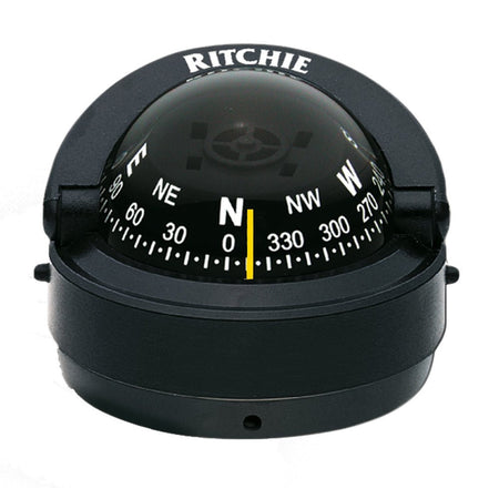 Ritchie S - 53 Explorer Compass - Surface Mount - Black - Get Tight Gear