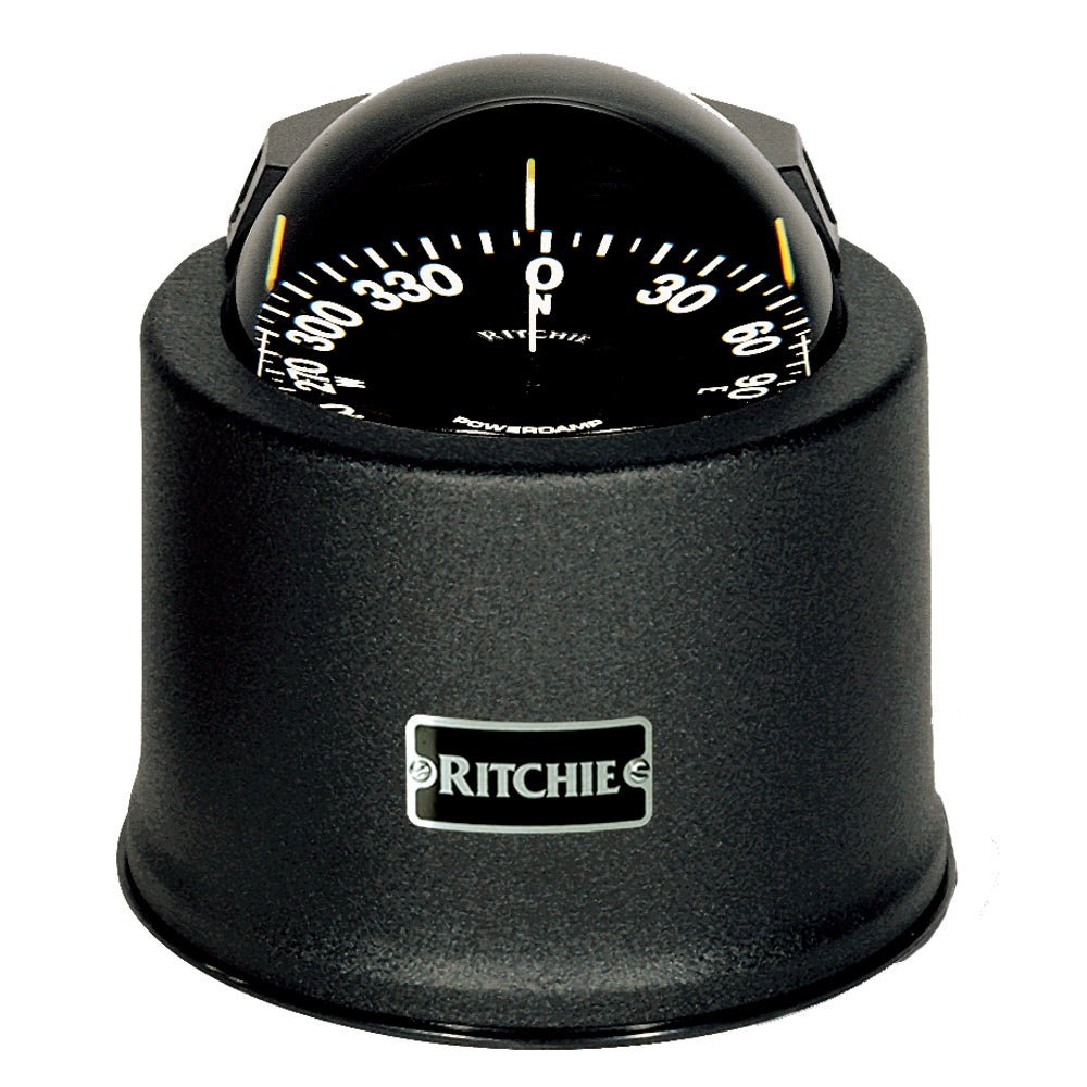 Ritchie SP - 5 - B GlobeMaster Compass - Pedestal Mount - Black - 5 Degree Card 12V - Get Tight Gear