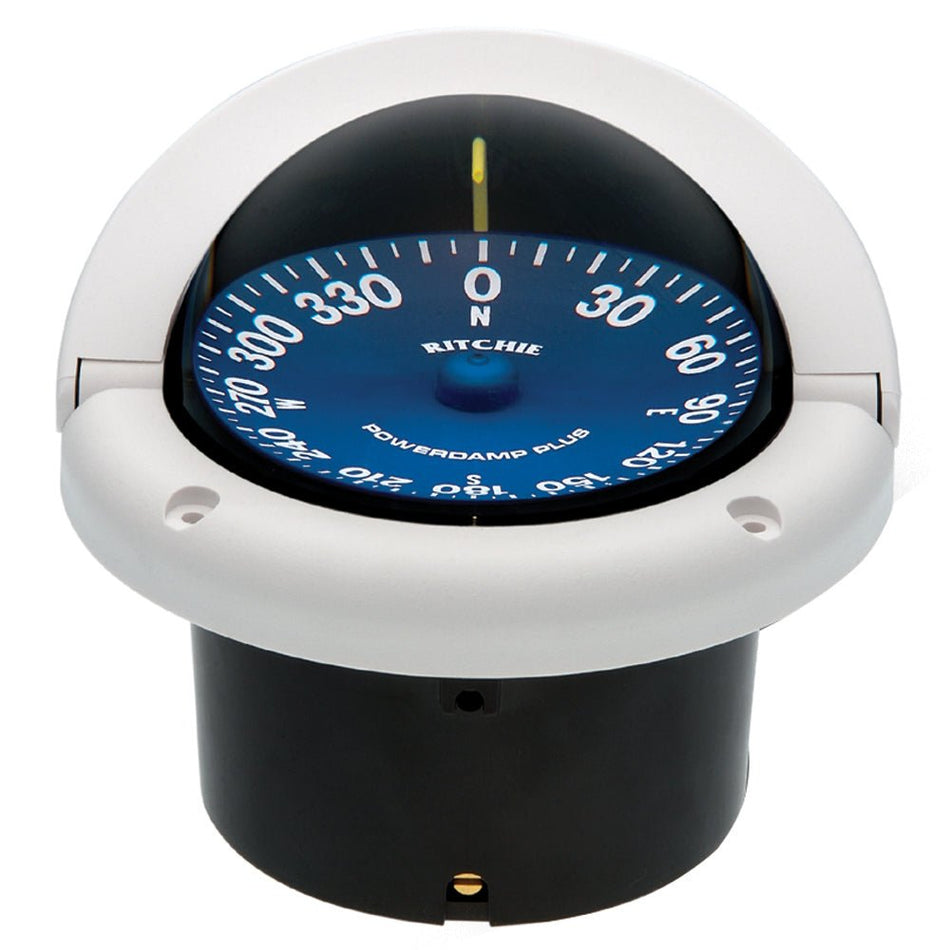 Ritchie SS - 1002W SuperSport Compass - Flush Mount - White - Get Tight Gear