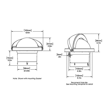 Ritchie SS - 2000 SuperSport Compass - Flush Mount - Black - Get Tight Gear
