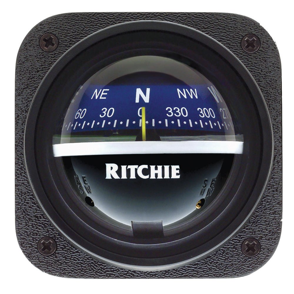 Ritchie V - 537B Explorer Compass - Bulkhead Mount - Blue Dial - Get Tight Gear