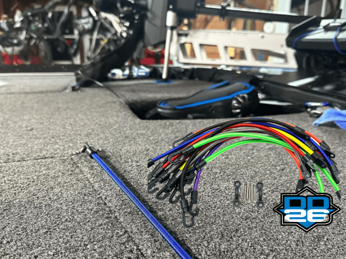 Rod Tie Down Straps for your Deck (Set of 2) - Get Tight Gear