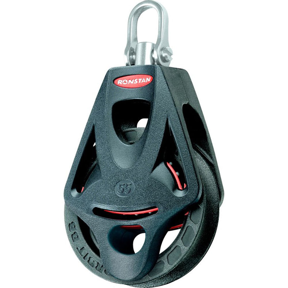 Ronstan Series 55 Ball Bearing Orbit Block - Single - Becket - Swivel Head - Get Tight Gear