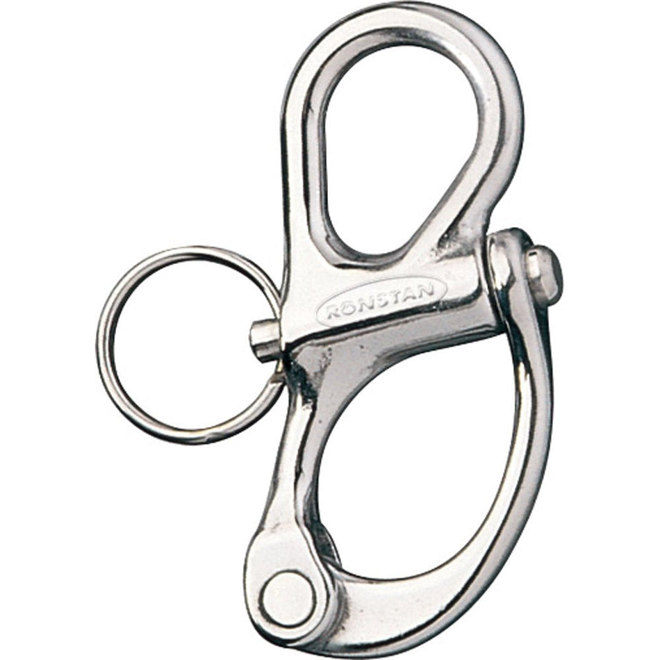 Ronstan Snap Shackle - Fixed Bail - 85mm (3 - 11/32") Length - Get Tight Gear