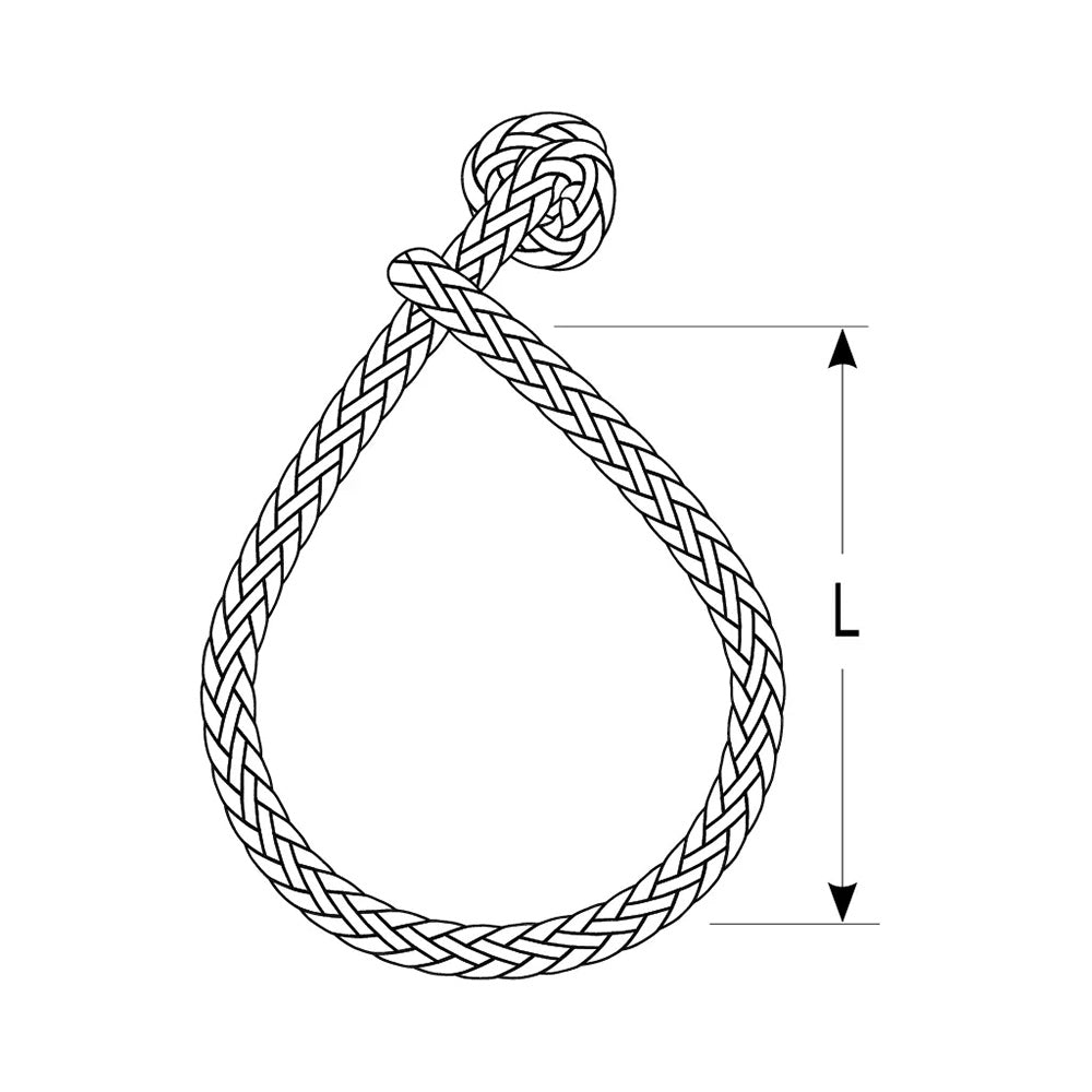 Ronstan Soft Shackle - Size XL - 12mm x 70mm w/Robline Line - Get Tight Gear