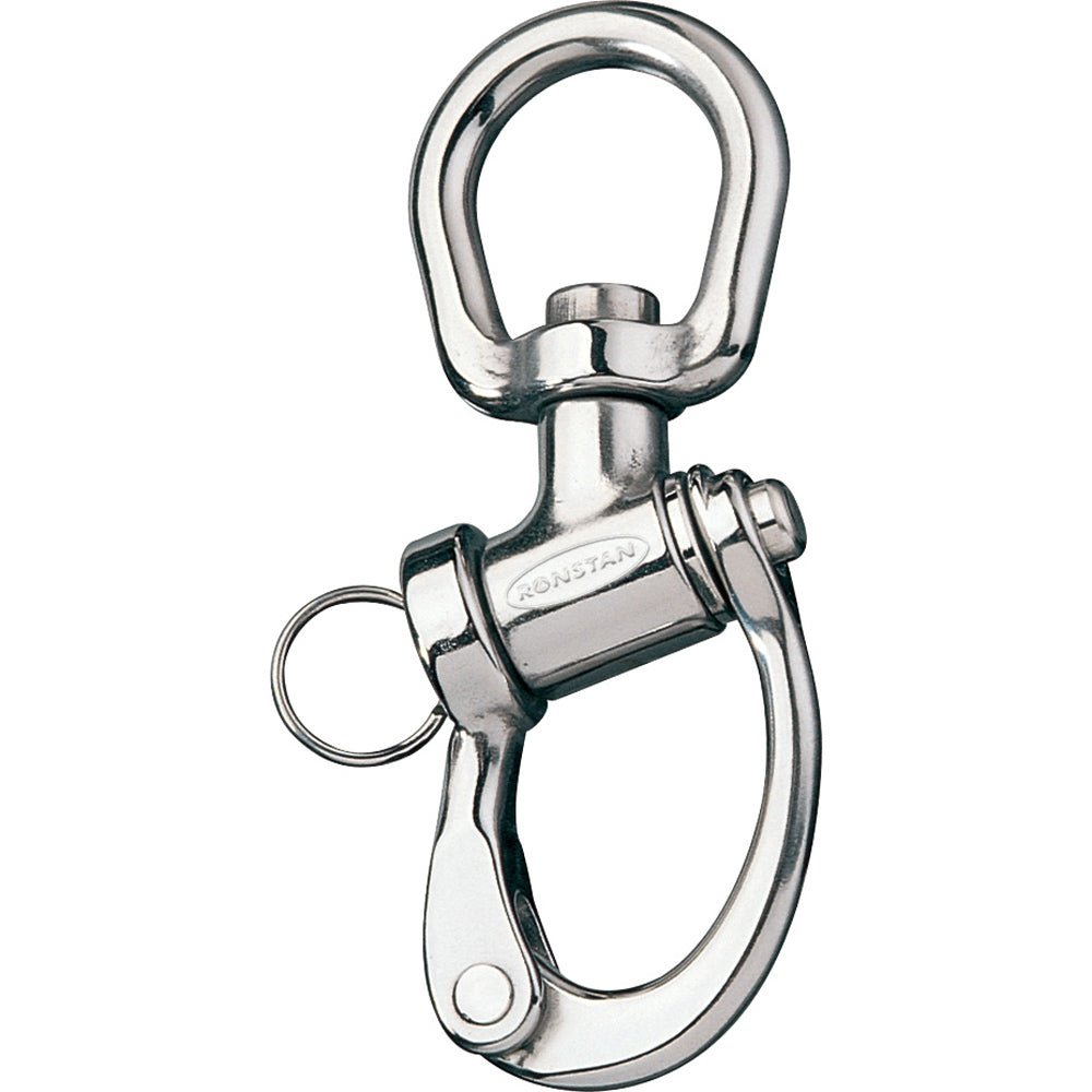 Ronstan Trunnion Snap Shackle - Large Swivel Bail - 122mm (4 - 3/4") Length - Get Tight Gear