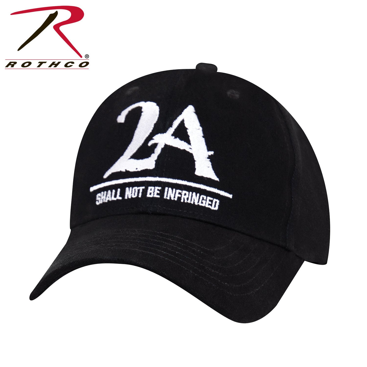 Rothco 2A "Shall Not Be Infringed" Low Profile Cap - Black Black Size One Size - Get Tight Gear