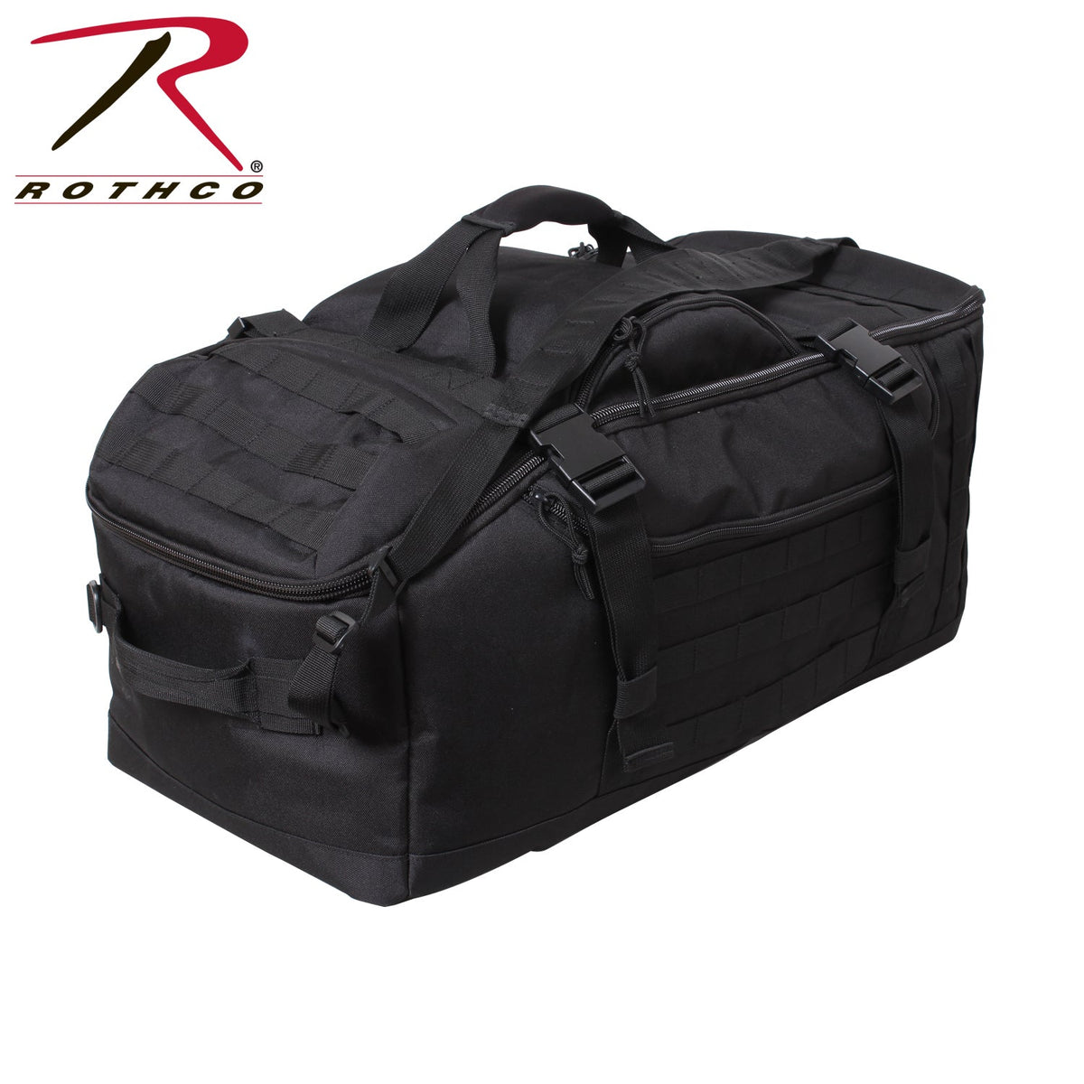 Rothco 3 - In - 1 Convertible Mission Bag Black - Get Tight Gear