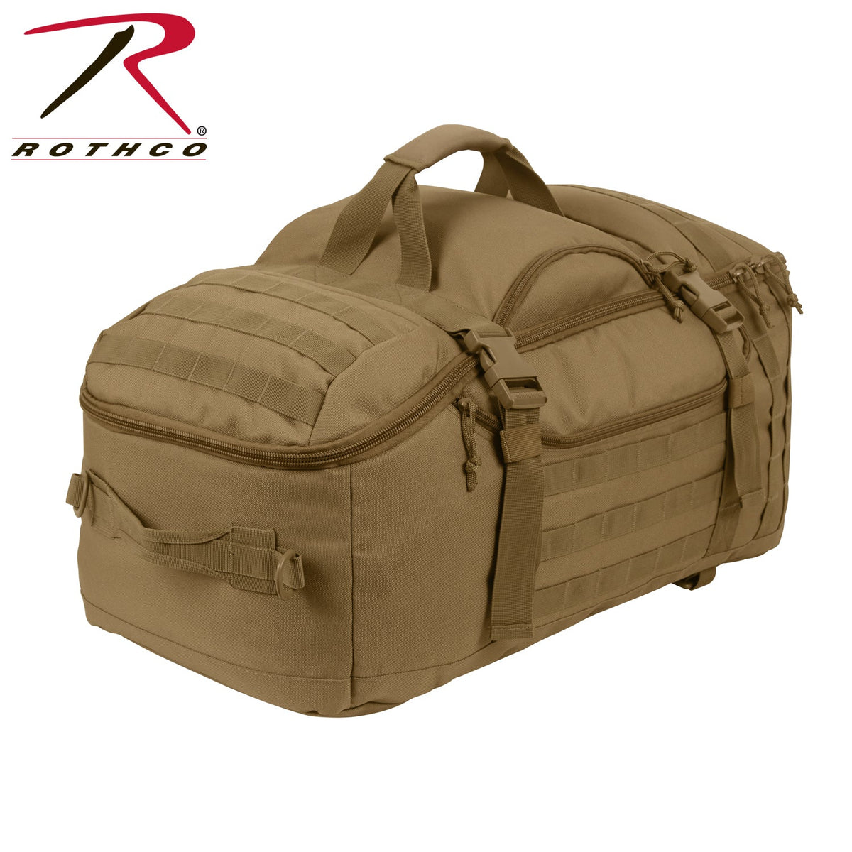 Rothco 3 - In - 1 Convertible Mission Bag Coyote Brown - Get Tight Gear