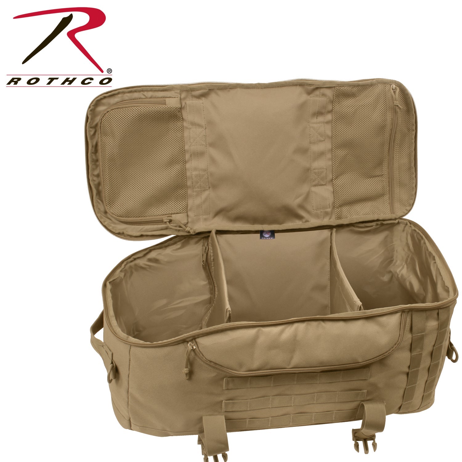 Rothco 3 - In - 1 Convertible Mission Bag Coyote Brown - Get Tight Gear