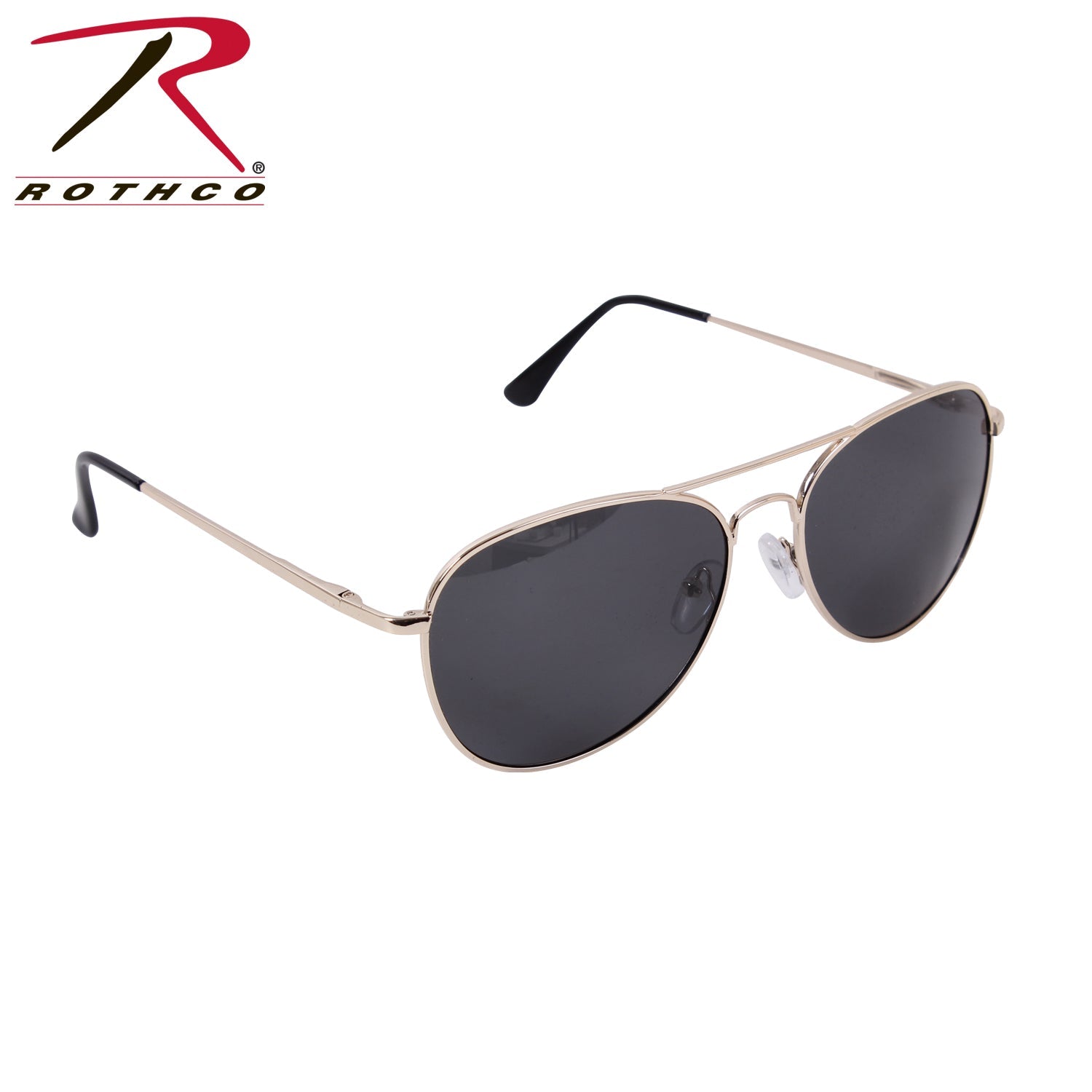 Rothco 58mm Polarized Sunglasses Gold / Smoke - Get Tight Gear