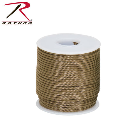 Rothco 95lb Micro Cord 100ft Spool Coyote Brown - Get Tight Gear