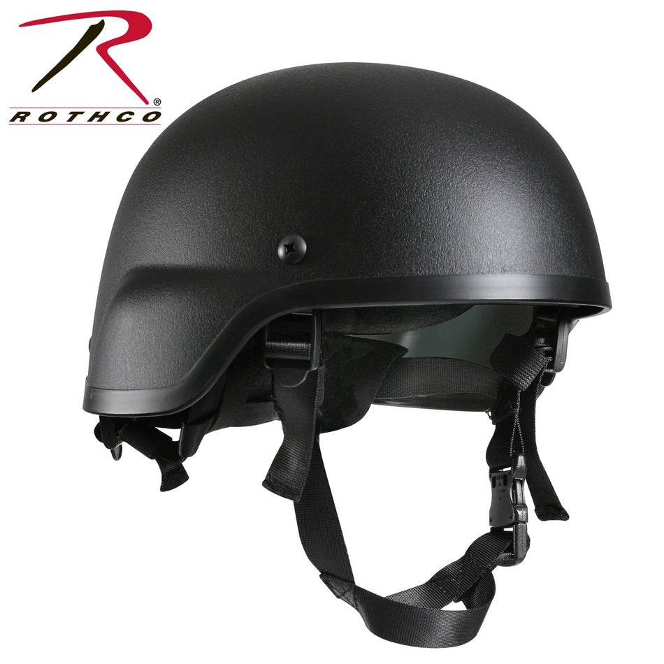 Rothco ABS Mich - 2000 Replica Tactical Helmet Black - Get Tight Gear