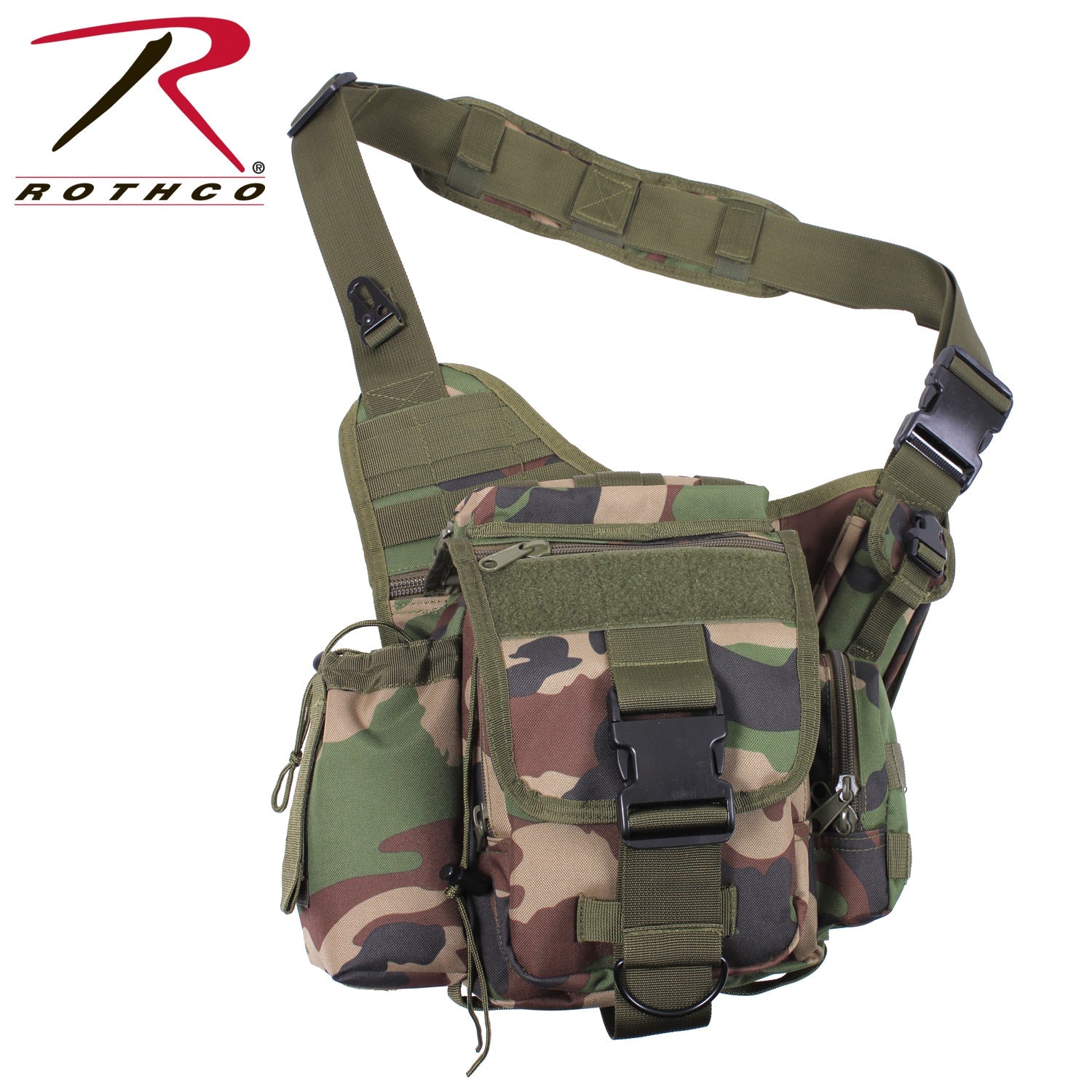Rothco Advanced Tactical Bag Woodland Camo - Get Tight Gear