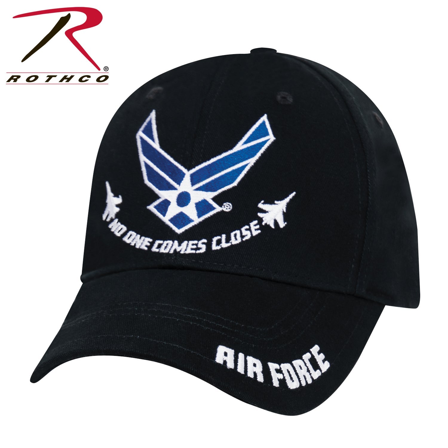 Rothco Air Force "No One Comes Close" Low Profile Cap - Black Black Size One Size - Get Tight Gear