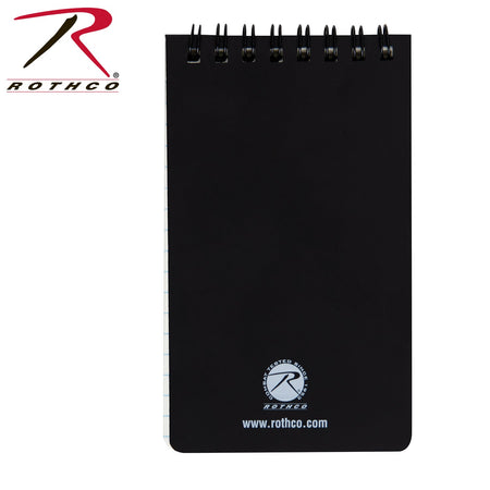 Rothco All - Weather Waterproof Notebook Black Size 3" x 5" - Get Tight Gear