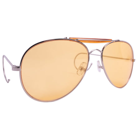 Rothco Aviator Air Force Style Sunglasses Yellow - Get Tight Gear