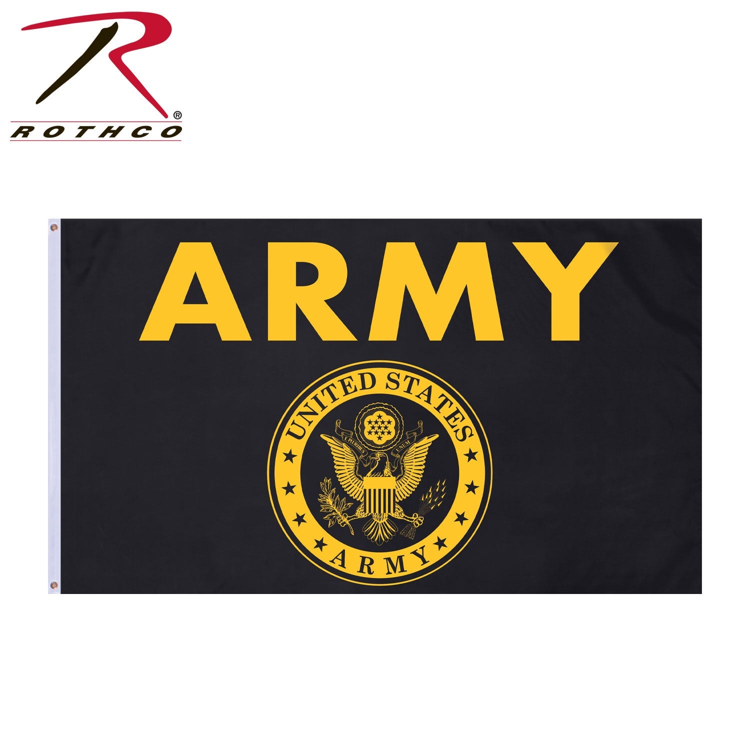 Rothco Black & Gold Army Flag - Get Tight Gear