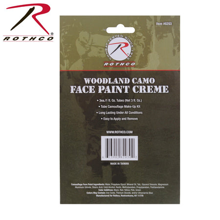 Rothco Camouflage Face Paint Creme Green - Get Tight Gear