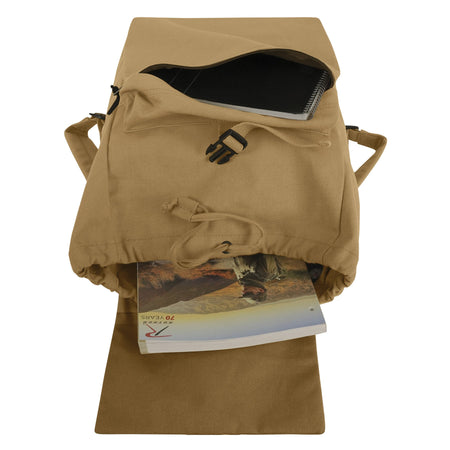 Rothco Canvas Daypack Coyote Brown - Get Tight Gear