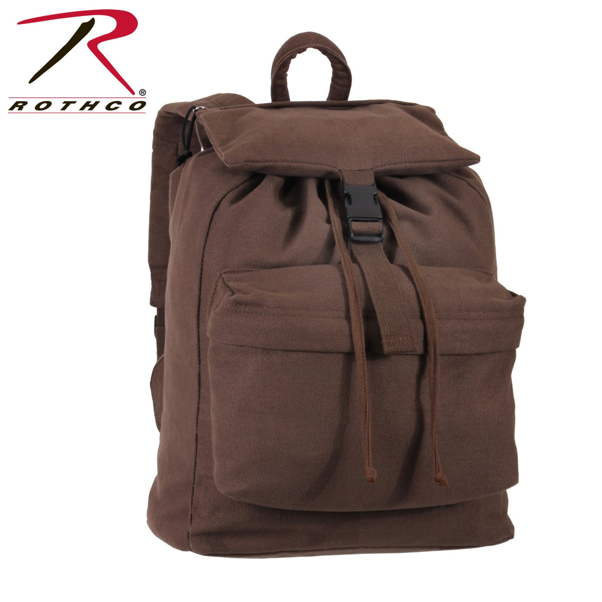 Rothco Canvas Daypack Earth Brown - Get Tight Gear