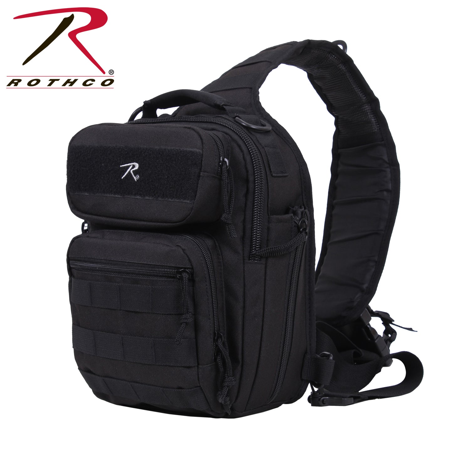 Rothco Compact Tactisling Shoulder Bag Black - Get Tight Gear