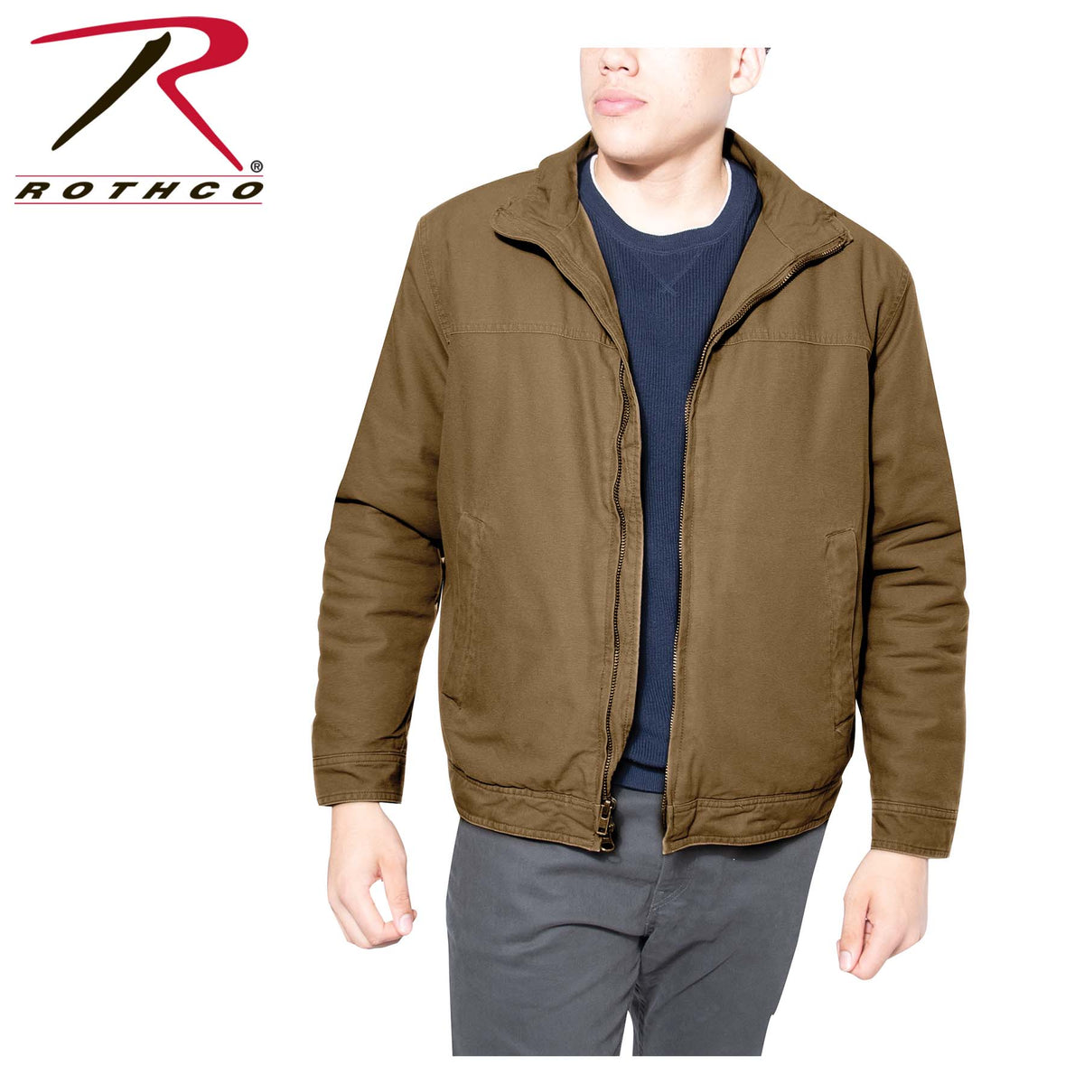 Rothco Concealed Carry 3 Season Jacket Coyote Brown Size M - Get Tight Gear