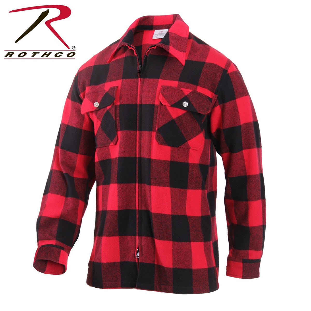 Rothco Concealed Carry Flannel Shirt Red Plaid Size 2XL - Get Tight Gear