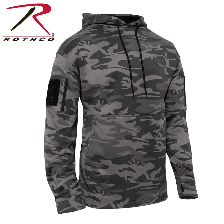 Rothco Concealed Carry Hoodie Black Camo Size 3XL - Get Tight Gear