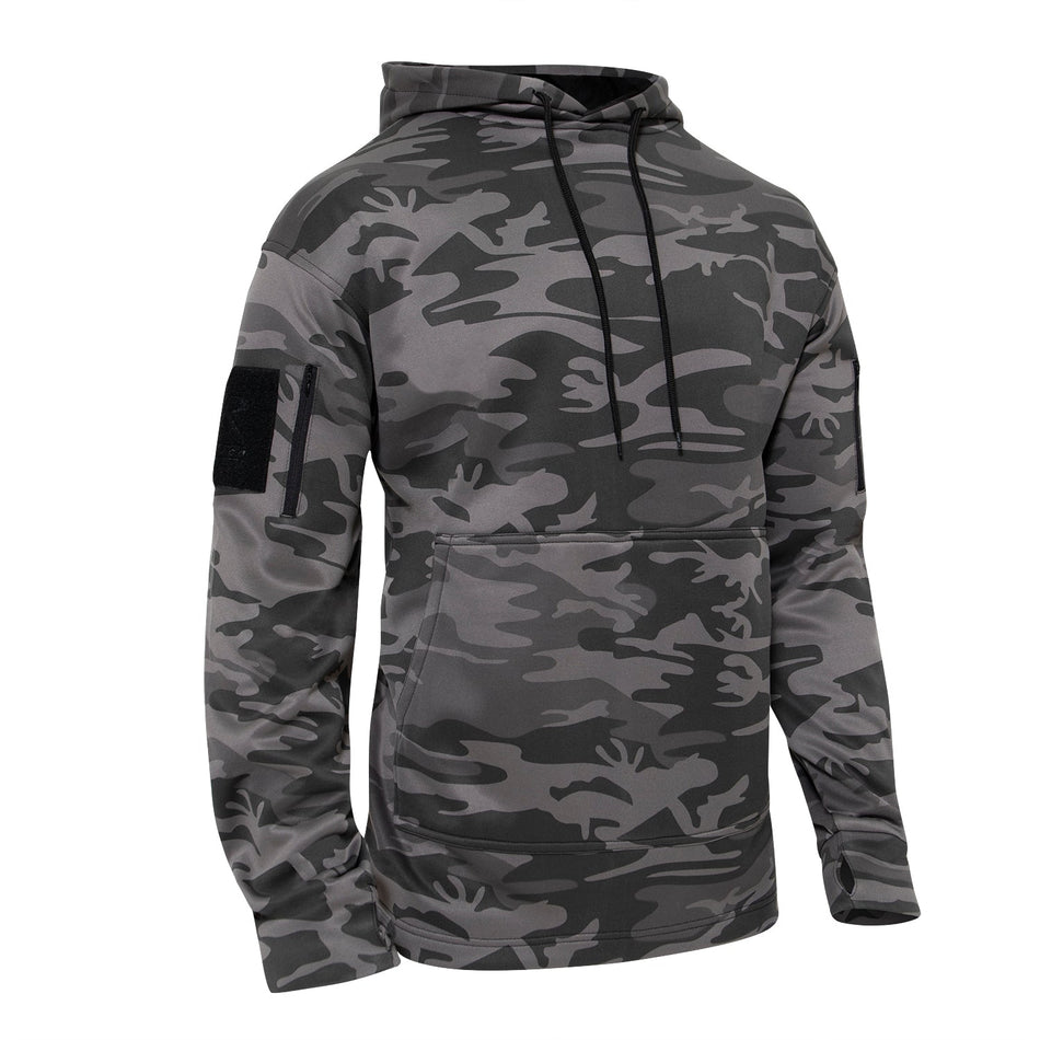 Rothco Concealed Carry Hoodie Black Camo Size 4XL - Get Tight Gear