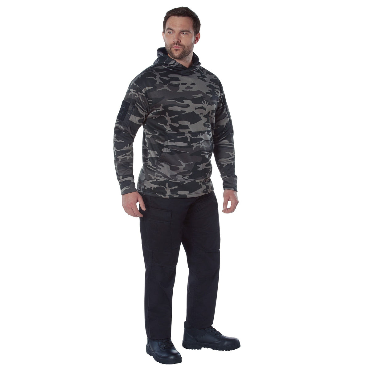 Rothco Concealed Carry Hoodie Black Camo Size 4XL - Get Tight Gear
