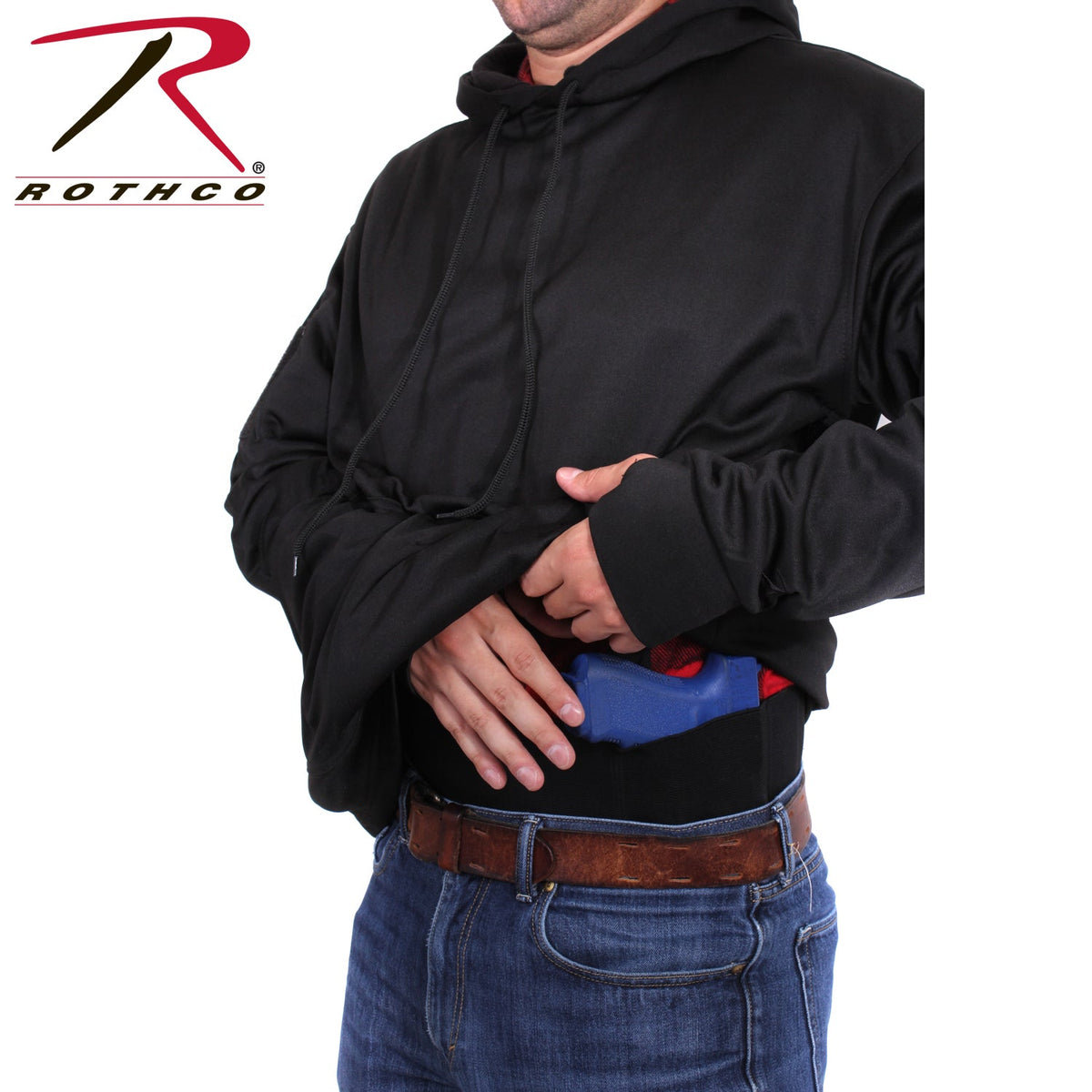 Rothco Concealed Carry Hoodie Black Size 4XL - Get Tight Gear