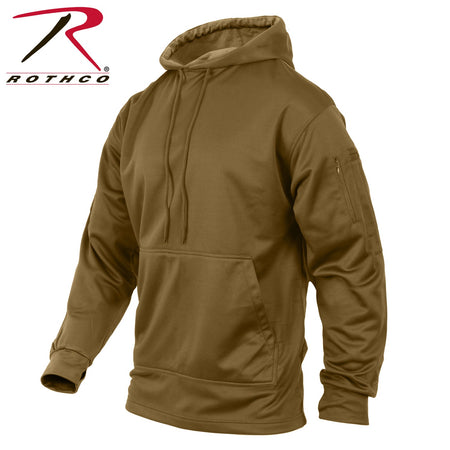 Rothco Concealed Carry Hoodie Coyote Brown Size 2XL - Get Tight Gear