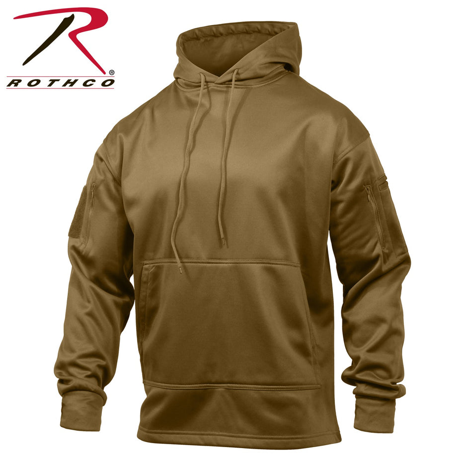 Rothco Concealed Carry Hoodie Coyote Brown Size 3XL - Get Tight Gear