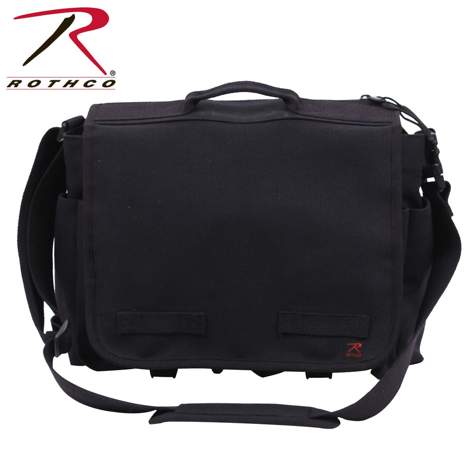 Rothco Concealed Carry Messenger Bag Black Size One Size - Get Tight Gear