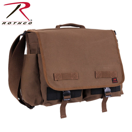 Rothco Concealed Carry Messenger Bag Earth Brown Size One Size - Get Tight Gear
