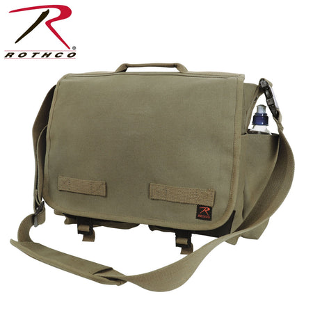 Rothco Concealed Carry Messenger Bag Olive Drab Size One Size - Get Tight Gear