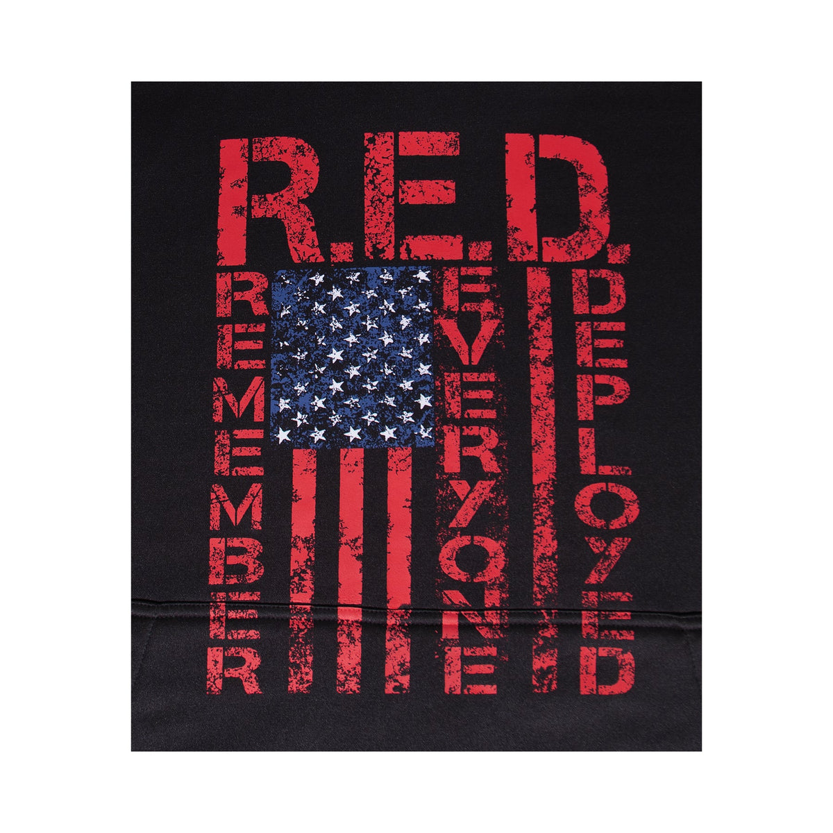 Rothco Concealed Carry R.E.D. (Remember Everyone Deployed) Hoodie Black Size L - Get Tight Gear