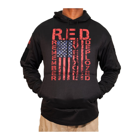Rothco Concealed Carry R.E.D. (Remember Everyone Deployed) Hoodie Black Size S - Get Tight Gear