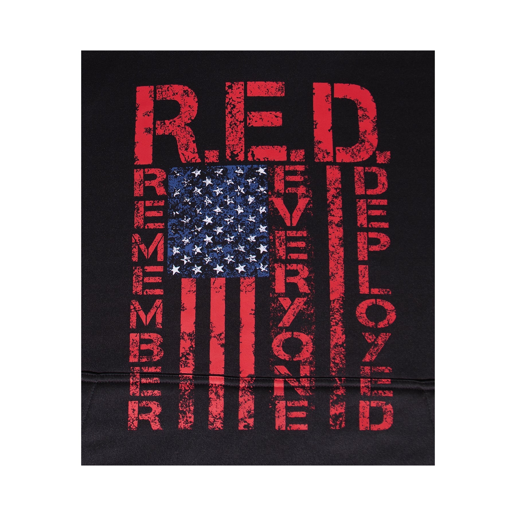 Rothco Concealed Carry R.E.D. (Remember Everyone Deployed) Hoodie Black Size XL - Get Tight Gear