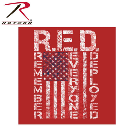 Rothco Concealed Carry R.E.D. (Remember Everyone Deployed) Hoodie Red Size 3XL - Get Tight Gear