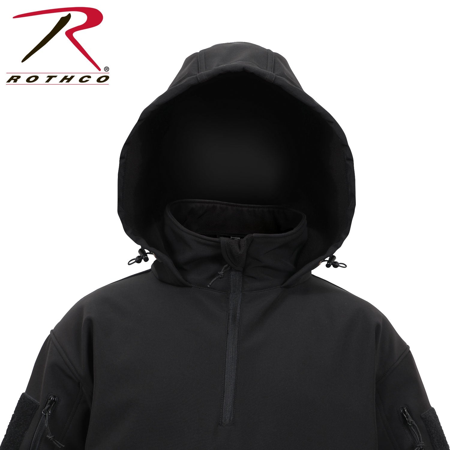 Rothco Concealed Carry Soft Shell Anorak - Black Black Size L - Get Tight Gear