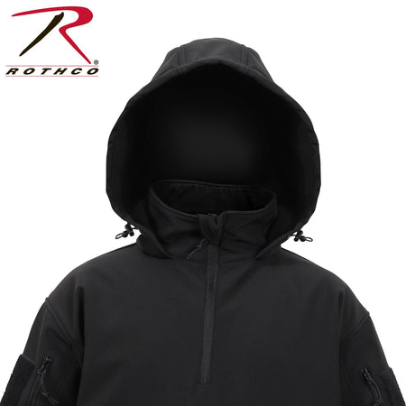 Rothco Concealed Carry Soft Shell Anorak - Black Black Size XL - Get Tight Gear