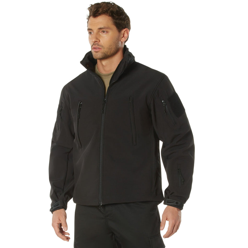 Rothco Concealed Carry Soft Shell Jacket Black Size 3XL - Get Tight Gear