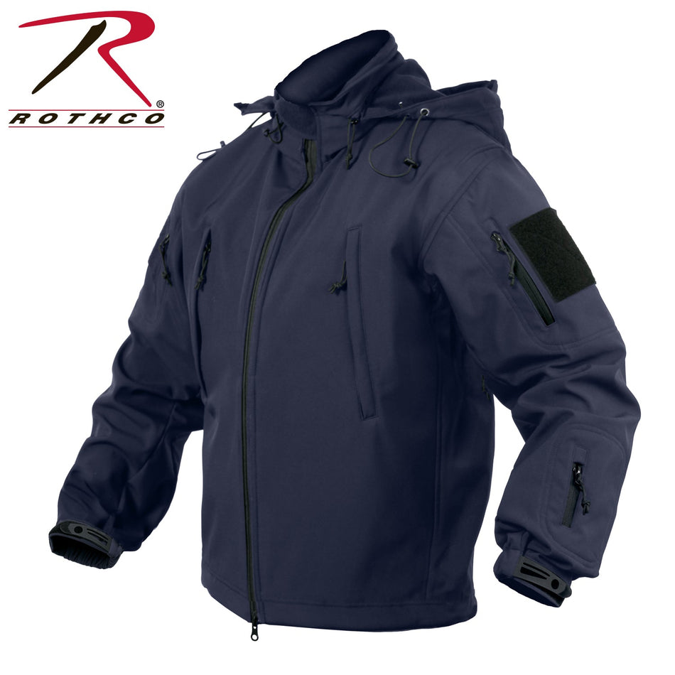 Rothco Concealed Carry Soft Shell Jacket Midnight Navy Blue Size 4XL - Get Tight Gear