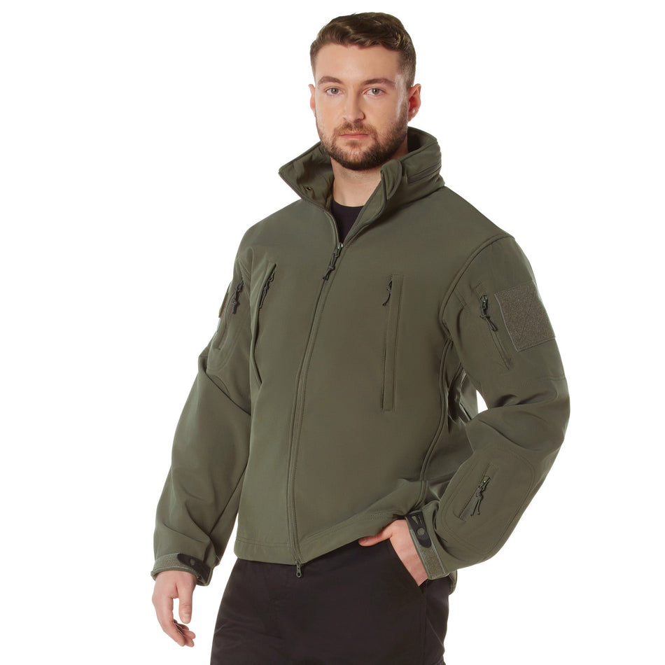 Rothco Concealed Carry Soft Shell Jacket Olive Drab Size 3XL - Get Tight Gear