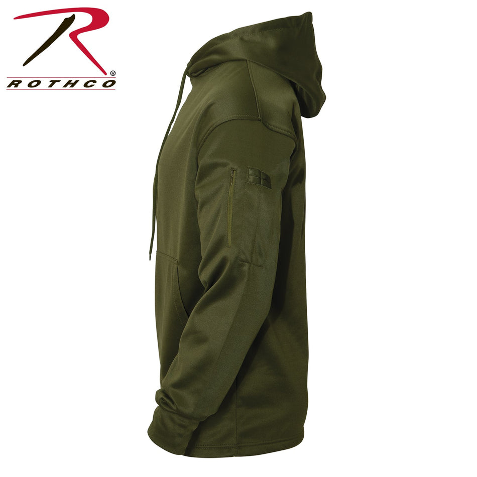 Rothco Concealed Carry Thin Blue Line Hoodie Olive Drab Size 2XL - Get Tight Gear