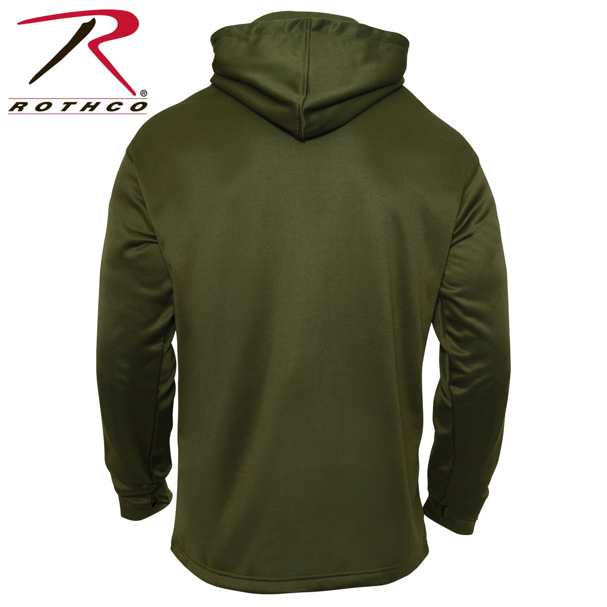 Rothco Concealed Carry U.S. Flag Hoodie Olive Drab Size S - Get Tight Gear